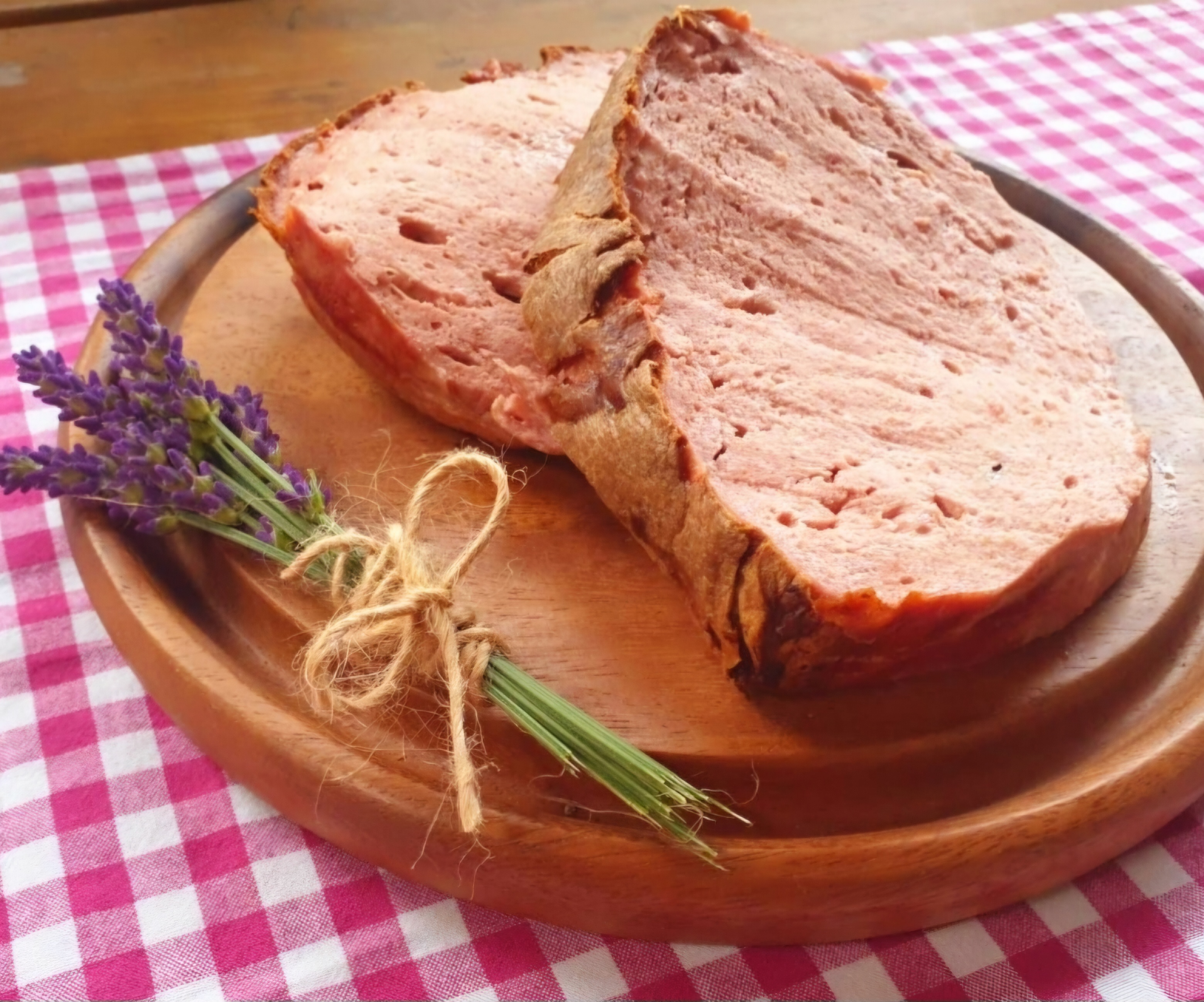 Fleischkäse in Scheiben